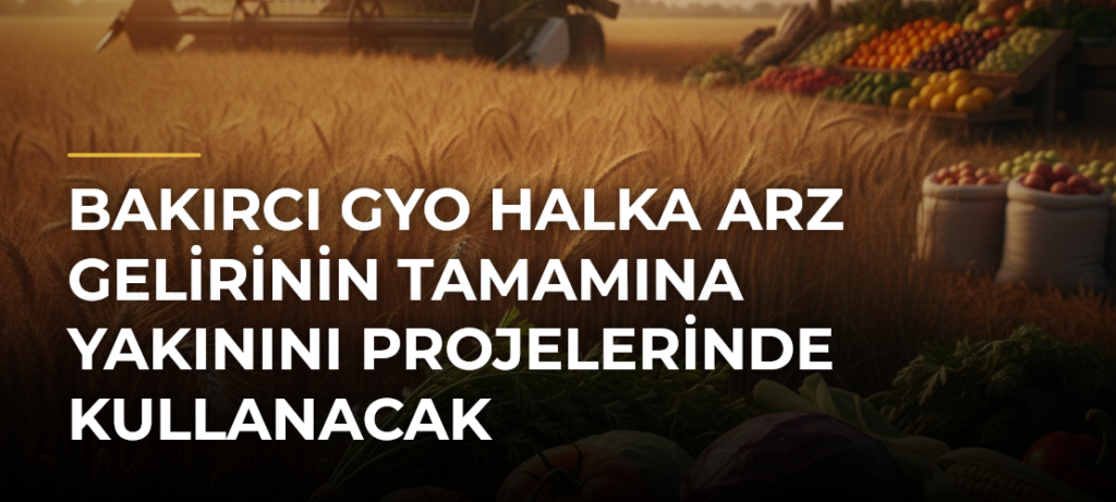 Bakırcı GYO Halka Arz Gelirinin Tamamına Yakınını Projelerinde Kullanacak