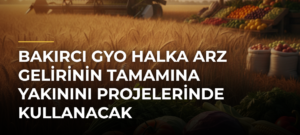Bakırcı GYO Halka Arz Gelirinin Tamamına Yakınını Projelerinde Kullanacak