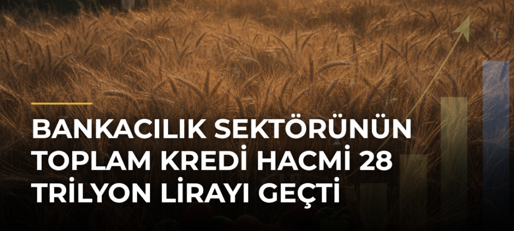 Bankacılık sektörünün toplam kredi hacmi 28 trilyon lirayı geçti