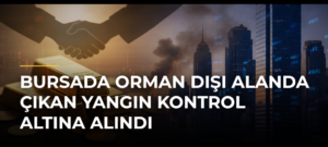 Bursada orman dışı alanda çıkan yangın kontrol altına alındı