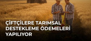 Çiftçilere Tarımsal Destekleme Ödemeleri Yapılıyor