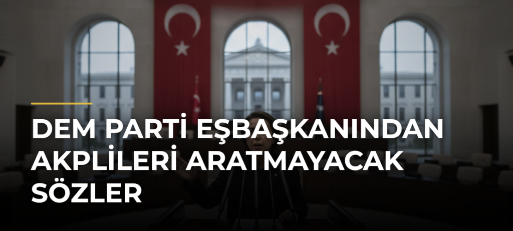 DEM Parti Eşbaşkanından AKPlileri Aratmayacak Sözler