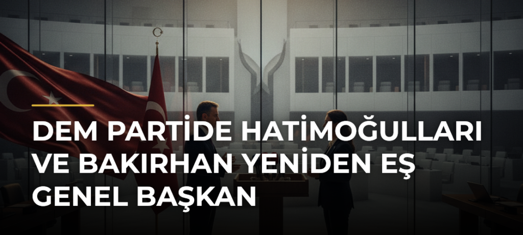 DEM Partide Hatimoğulları ve Bakırhan yeniden eş genel başkan