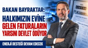 DOĞALGAZ FATURALARIN YARISINI DEVLET ÖDÜYOR