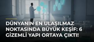 Dünyanın en ulaşılmaz noktasında büyük keşif: 6 gizemli yapı ortaya çıktı!