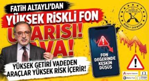 Fatih Altaylı, Fonlardaki Zararı Halk Niye Ödesin!