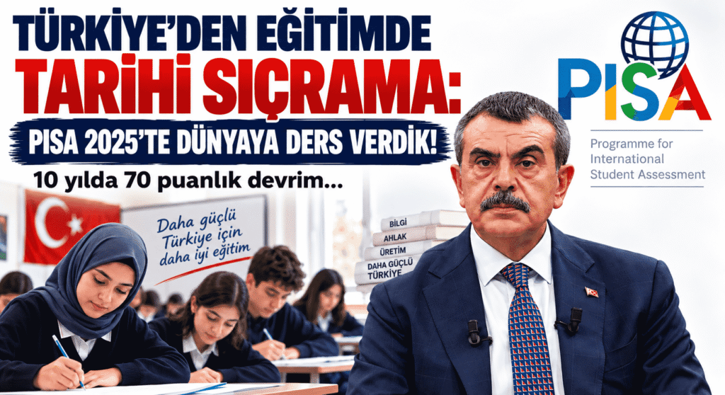 Türkiye, PISA 2025’TE Dünyaya DERS VERDİ