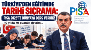 Türkiye, PISA 2025’TE Dünyaya DERS VERDİ