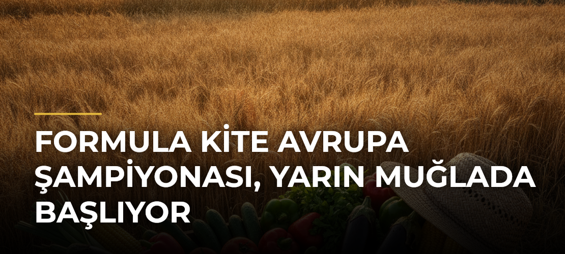 Formula Kite Avrupa Şampiyonası, yarın Muğlada başlıyor