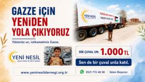GAZZE İÇİN YENİDEN YOLA ÇIKIYORUZ