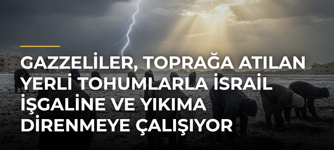 Gazzeliler, toprağa atılan yerli tohumlarla İsrail işgaline ve yıkıma direnmeye çalışıyor - Mirat Haber