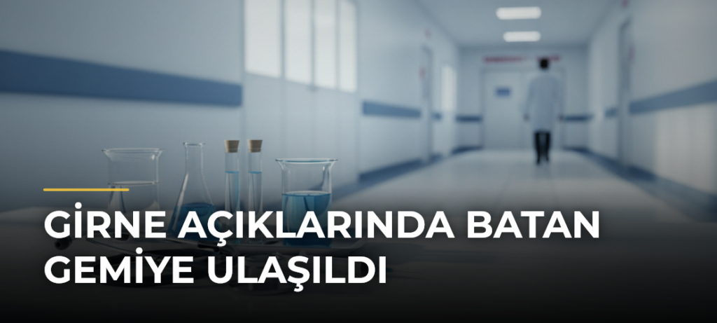 Girne açıklarında batan gemiye ulaşıldı