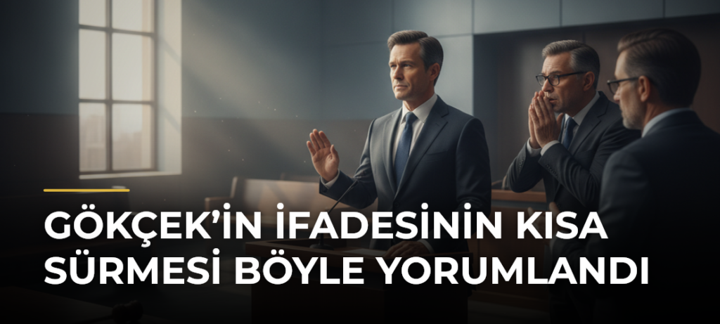 Gökçek’in ifadesinin kısa sürmesi böyle yorumlandı