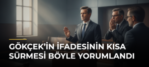 Gökçek’in ifadesinin kısa sürmesi böyle yorumlandı