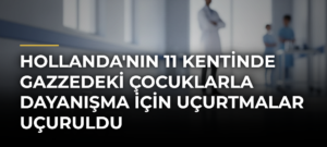 Hollanda’nın 11 Kentinde Gazzedeki Çocuklarla Dayanışma İçin Uçurtmalar Uçuruldu