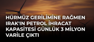Hürmüz Gerilimine Rağmen Irak’ın Petrol İhracat Kapasitesi Günlük 3 Milyon Varile Çıktı