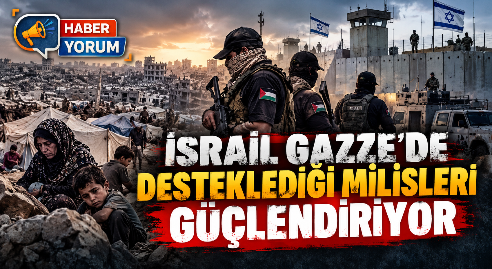 İsrail Gazze’de Desteklediği Milisleri Güçlendiriyor