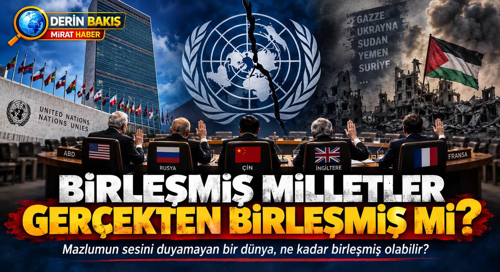 BİRLEŞMİŞ MİLLETLER GERÇEKTEN BİRLEŞMİŞ Mİ?