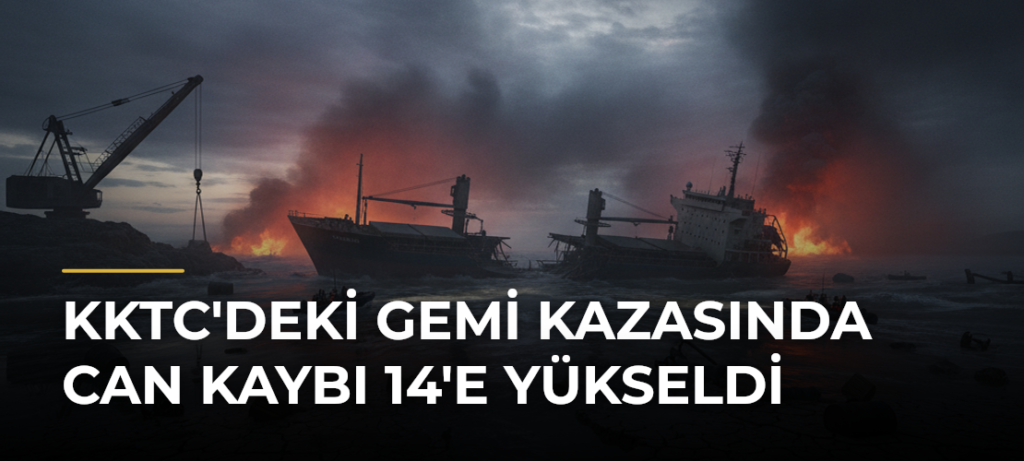 KKTC’deki Gemi Kazasında Can Kaybı 14’e Yükseldi