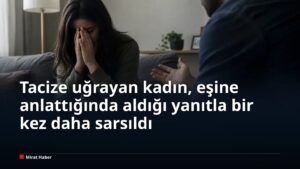 Tacize uğrayan kadın, eşine anlattığında aldığı yanıtla bir kez daha sarsıldı
