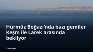 Hürmüz Boğazı’nda bazı gemiler Keşm ile Larek arasında bekliyor