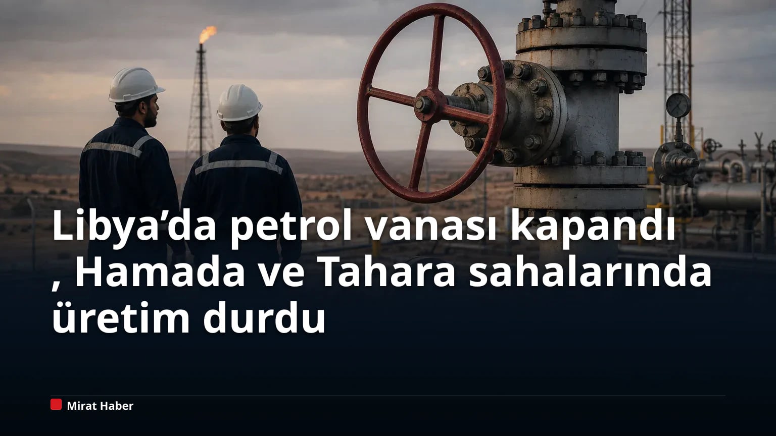 Libya’da petrol vanası kapandı, Hamada ve Tahara sahalarında üretim durdu
