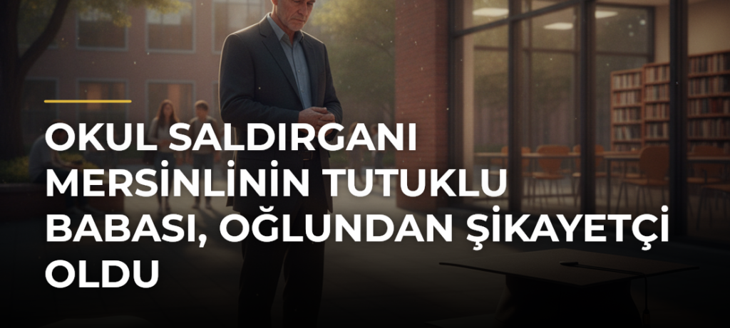 Okul Saldırganı Mersinlinin Tutuklu Babası, Oğlundan Şikayetçi Oldu