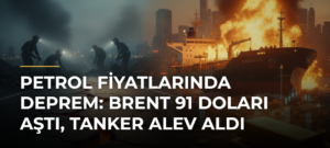 Petrol fiyatlarında deprem: Brent 91 doları aştı, tanker alev aldı