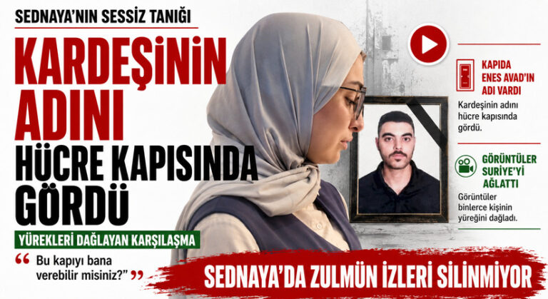 Sednaya Hapishanesinin Kapısında Kardeşinin Adını Gördü!