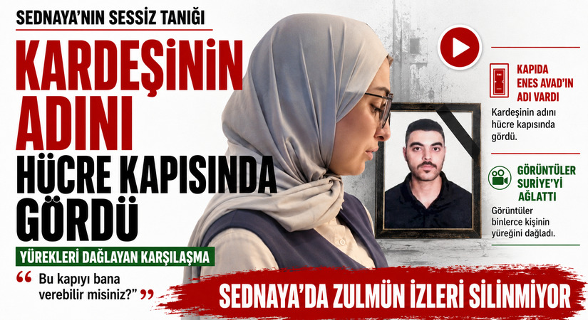 Sednaya Hapishanesinin Kapısında Kardeşinin Adını Gördü!