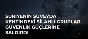 Suriyenin Suveyda Kentindeki Silahlı Gruplar Güvenlik Güçlerine Saldırdı