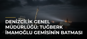 Denizcilik Genel Müdürlüğü: Tuğberk İmamoğlu Gemisinin Batması