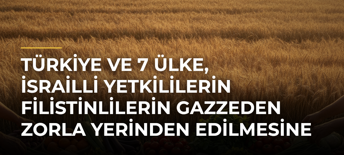 Türkiye ve 7 ülke, İsrailli yetkililerin Filistinlilerin Gazzeden zorla yerinden edilmesine yönelik ifadelerini kınadı - Mirat Haber