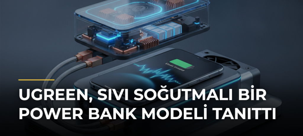 Ugreen, sıvı soğutmalı bir power bank modeli tanıttı