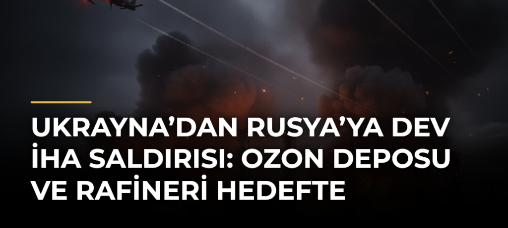 Ukrayna’dan Rusya’ya dev İHA saldırısı: Ozon deposu ve rafineri hedefte