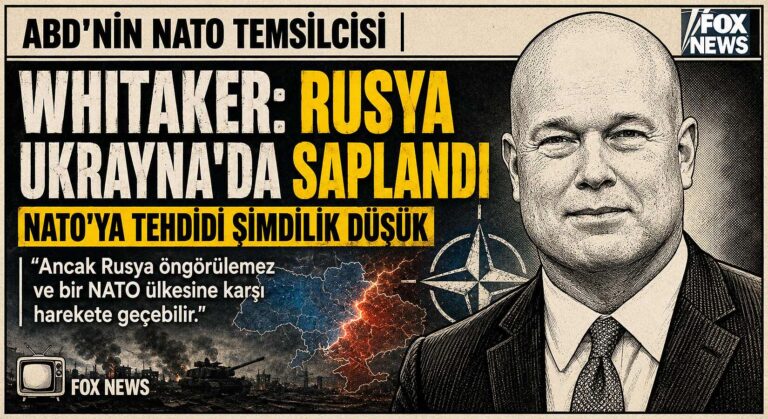NATO Temsilcisi Whitaker: Rusya Ukrayna’da Saplandı