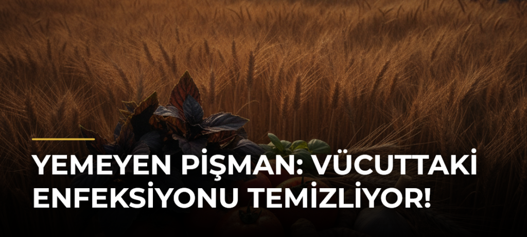 Yemeyen pişman: Vücuttaki enfeksiyonu temizliyor!