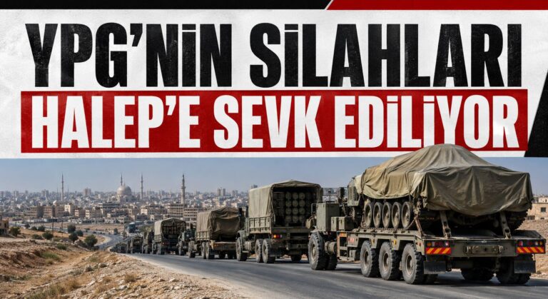 YPG’nin Teslim Ettiği Ağır Silahlar Halep’e Sevk Ediliyor