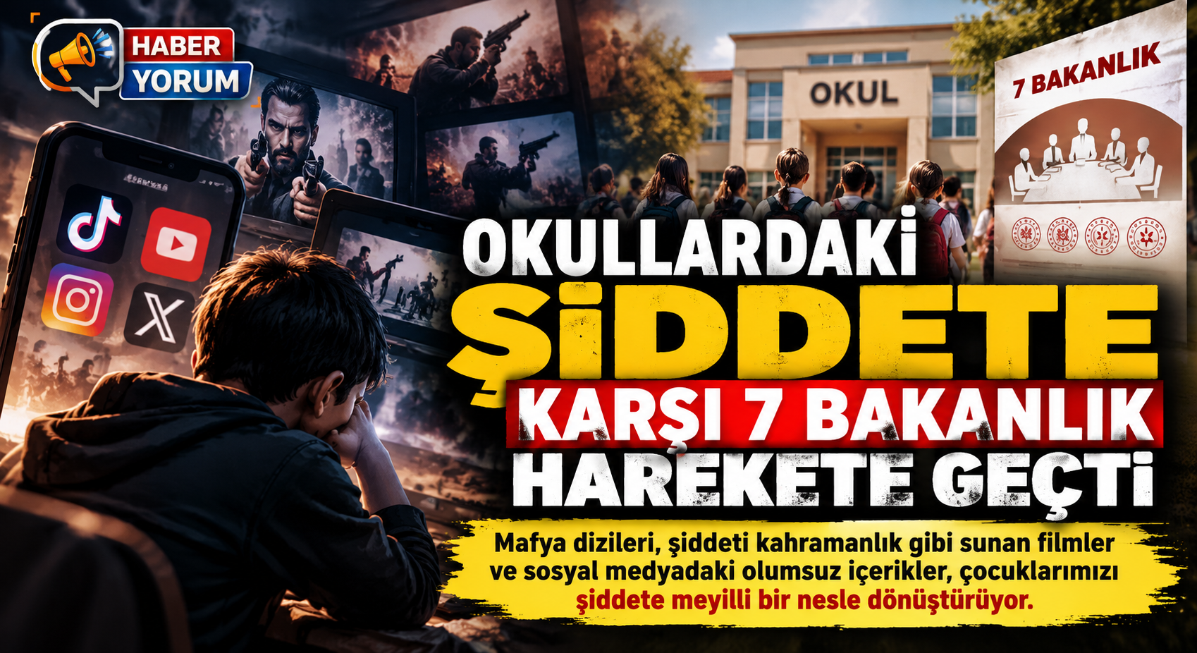 Okullardaki Şiddete Karşı 7 Bakanlık Harekete Geçti: Şubat Ayı İşaret Edildi