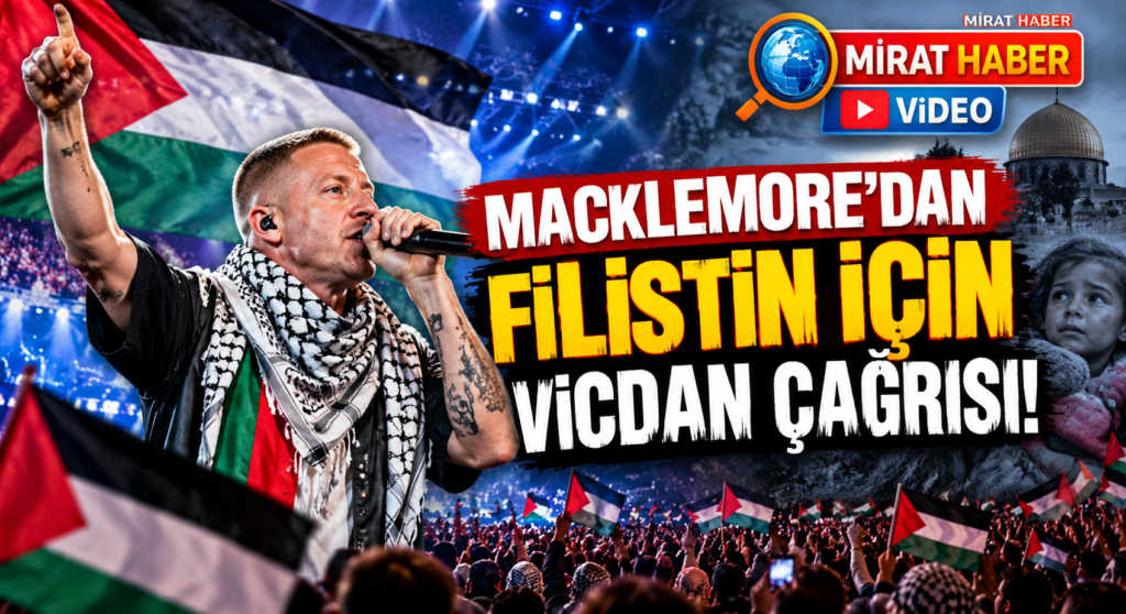 Londra’da Filistin İçin Yükselen Ses: Macklemore’dan Vicdanlara Çağrı!