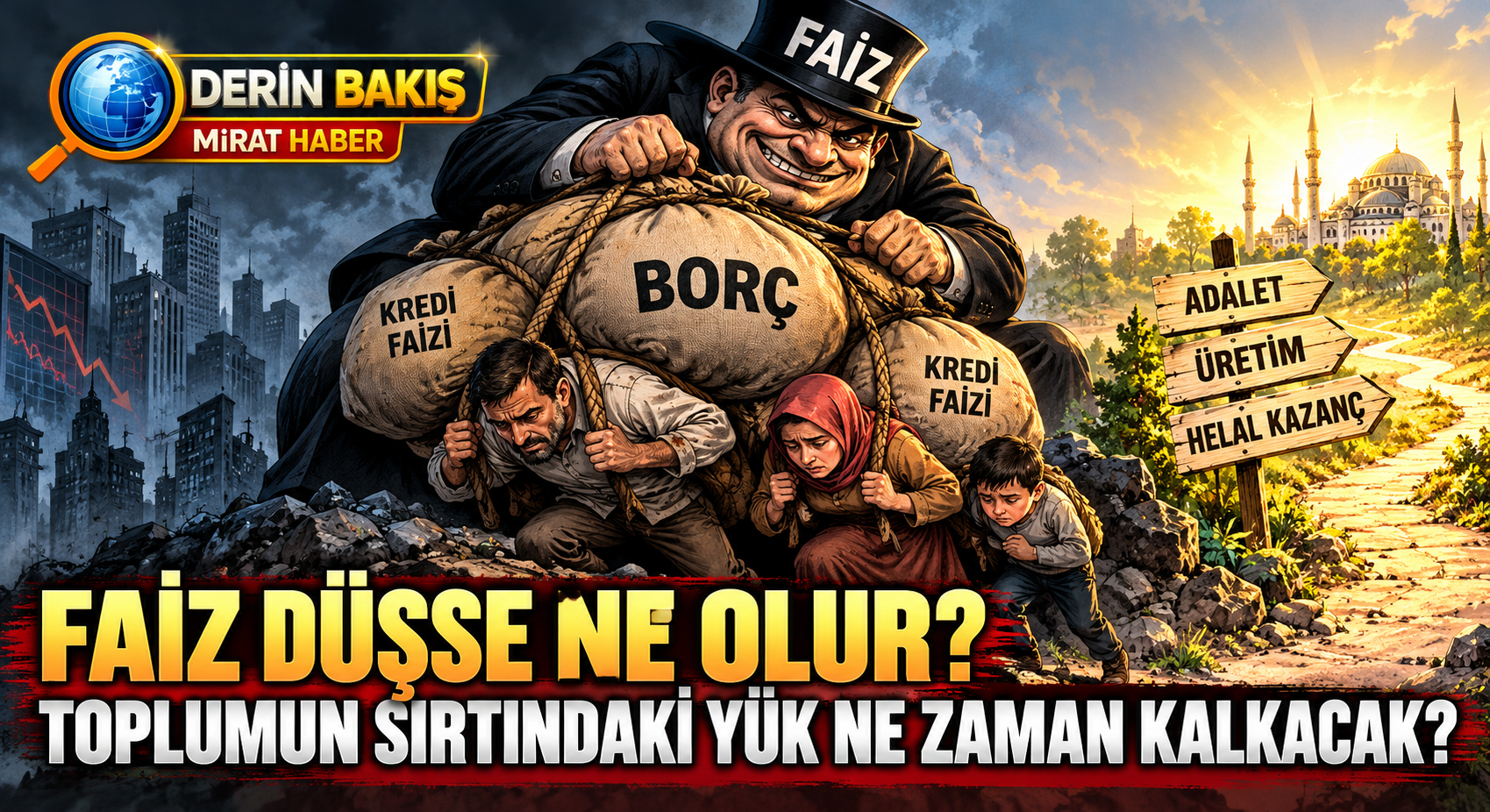 Faiz Düşse Ne Olur, Toplumun Sırtındaki Yük Ne Zaman Kalkacak?
