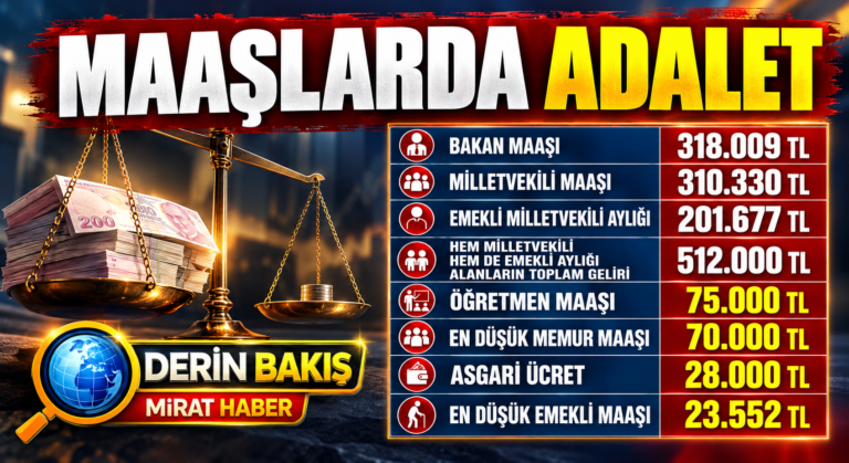 Mesele Maaş Farkı Değil, Adalet Meselesi!