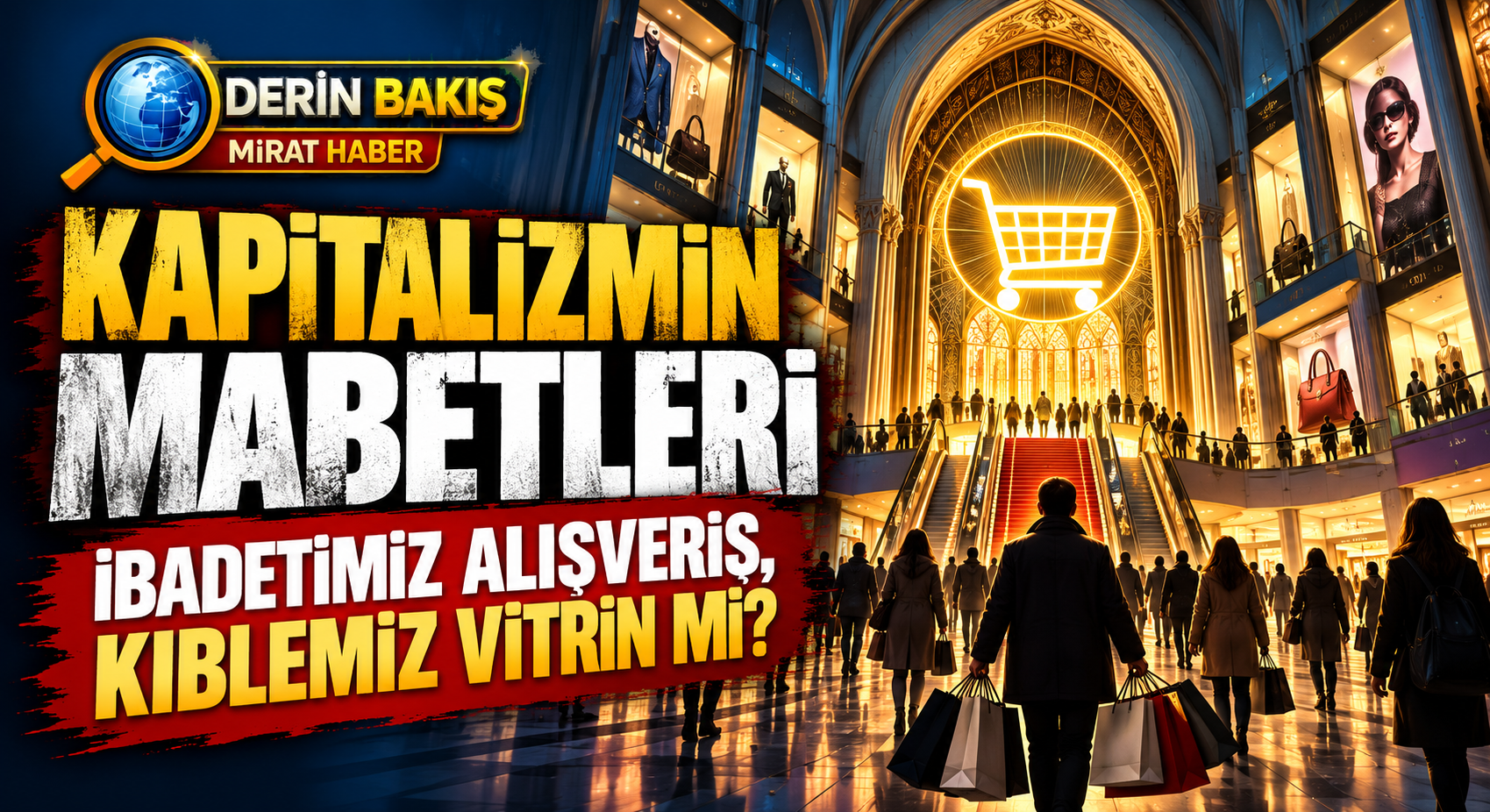 Kapitalizmin Mabetleri: İbadetimiz Alışveriş, Kıblemiz Vitrin mi?
