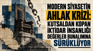 MODERN SİYASETİN AHLAK KRİZİ: KUTSALDAN KOPAN İKTİDAR İNSANLIĞI DEĞERLER BUNALIMINA SÜRÜKLÜYOR