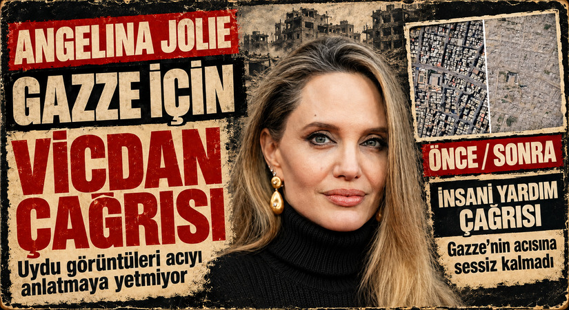 Angelina Jolie’den Gazze İçin Vicdan Çağrısı