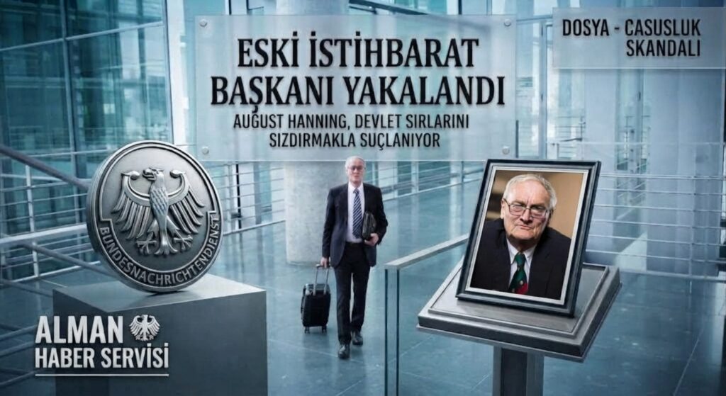 August Hanning, Casusluk Şüphesiyle Tutuklandı