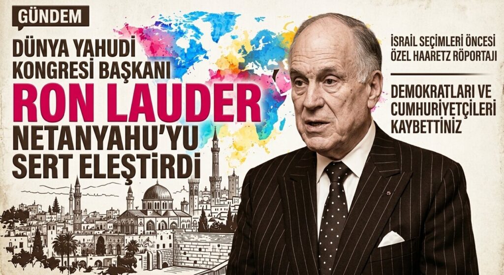 LAUDER’DEN NETANYAHU’YA AĞIR ELEŞTİRİLER