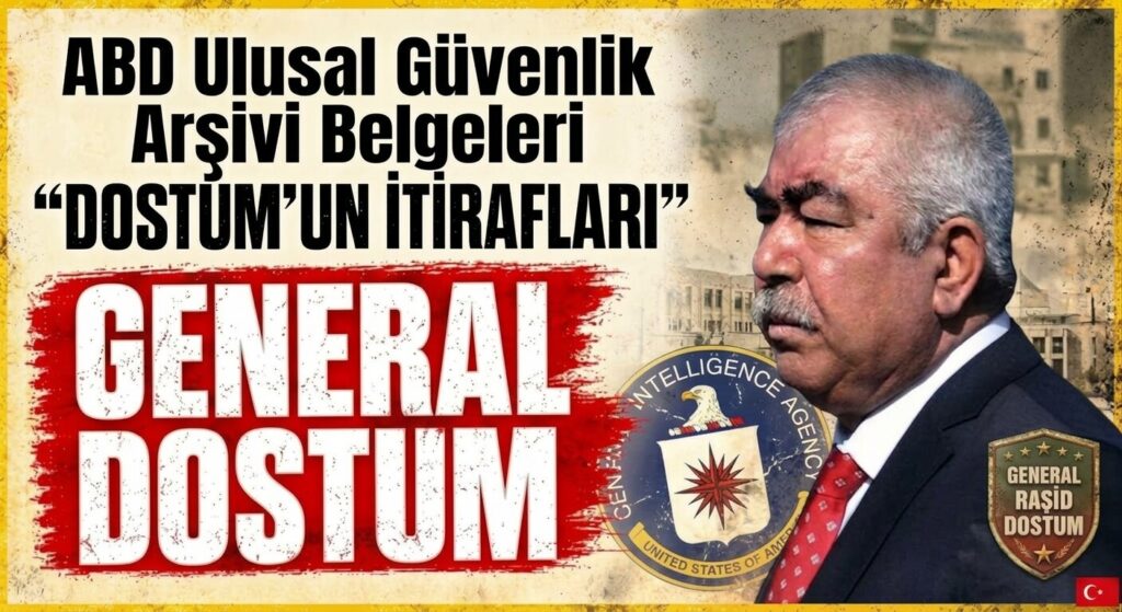 General Raşid Dostum’dan Tarihi İtiraflar!