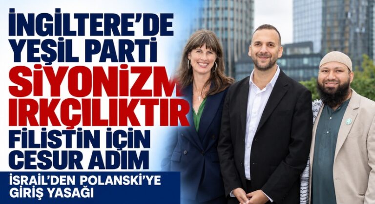 İngiltere Yeşiller Partisi’nden Tarihi ve Cesur Adım