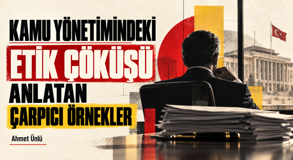 KAMU YÖNETİMİNDEKİ ETİK ÇÖKÜŞÜ ANLATAN ÇARPICI ÖRNEKLER